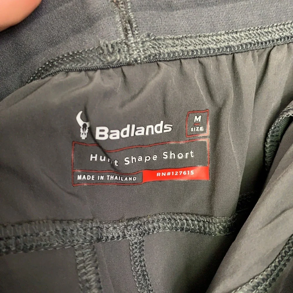 Badlands Hunt Shape Short Mens Medium Charcoal Gray Performance Training Hunting